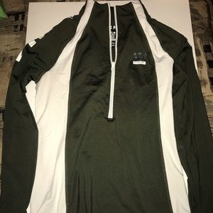 Army Green Quarter Zip